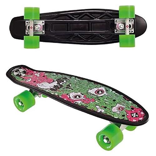  Street Surfing Artist Series Fuel Board By ADD FUEL Complete Mini Cruiser Retro 22” Skateboard for Kids Teens Adults - Intermediate and Beginner Skate for Boys and Girls
