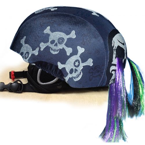  StretcheeHeads stretcheeHeads Skullz N Bones Spandex Helmet Cover