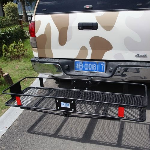  Stretches Roadstar 60 x 20 Hitch Hauler Folding Cargo Hitch Carrier Luggage Rack (Hauler Truck or Car Hitch 2 Receiver), 500lbs Capacity