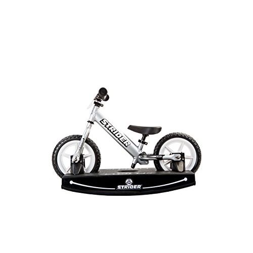  Strider - 12 Pro Baby Bundle with Balance Bike and Rocking Base, Ages 6 Months to 5 Years, Silver