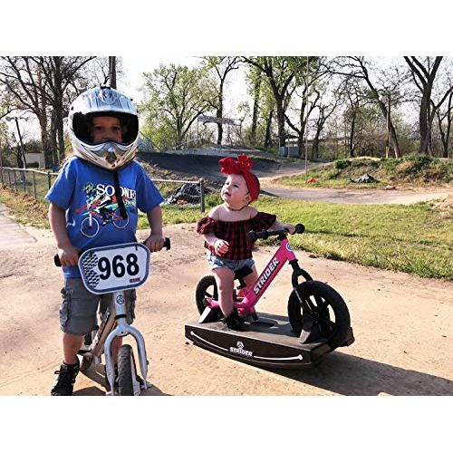  Strider - 12 Sport Baby Bundle with Balance Bike and Rocking Base, Ages 6 Months to 5 Years