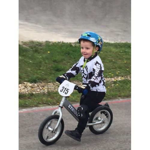  Strider - 12 Pro Balance Bike, Ages 18 Months to 5 Years, Silver