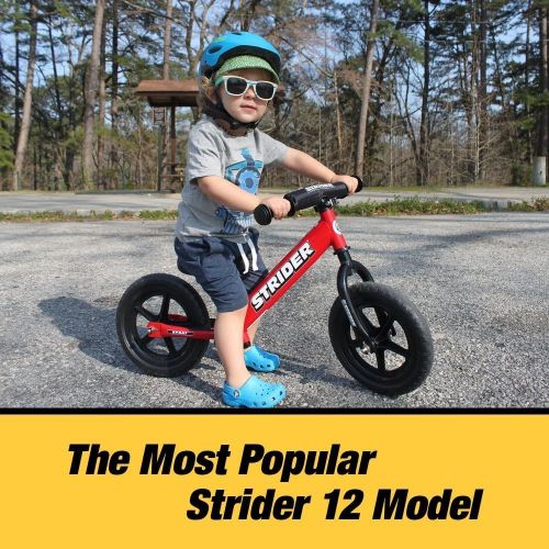  Strider - 12 Pro Balance Bike, Ages 18 Months to 5 Years, Silver