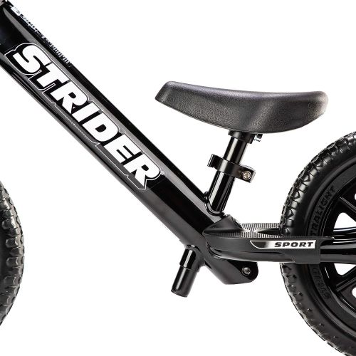  Strider - 12 Pro Balance Bike, Ages 18 Months to 5 Years, Silver