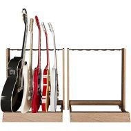 String Swing Guitar Stand 2 Pack, Multi Guitar Rack for Acoustic, Electric, Bass Guitars, Hand Welded Steel & Oak Hardwood, Padded Guitar Holders, Guitar Stands Floor - USA Made