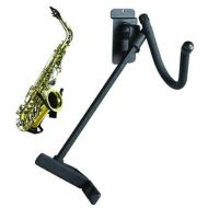 String Swing BHH17-4 Alto / Tenor Saxophone Holder - Black - 4 Slatwall