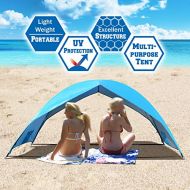 Strong Camel Portable Beach Tent Sun Shade Large Size Shelter Outdoor Hiking Camping Napping