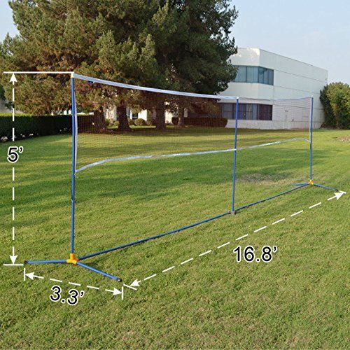  Strong Camel Volleyball Badminton Tennis Net Portable Training Beach with carrying bag STAND (Size L16.8 x W3.3 x H5)
