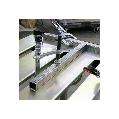  Steel Welding Table, 1.1″ (28mm) Tabletop Slots, Adjustable Angle & Height, Casters, Retractable Guide Rails, Eccentric Leveling Foot, TS3020