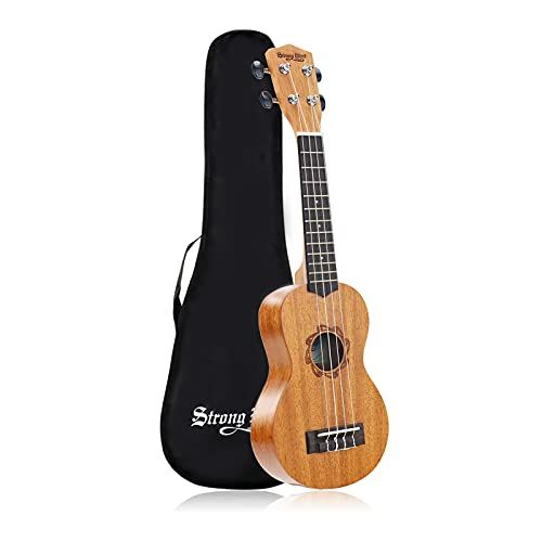  Strong Wind Ukulele Mahogany Ukuleles for Beginner Ukulele Pack Concert Ukulele Starter Kid Guitar 23 Inch Uke for Kids Student and Adult with Gig Bag