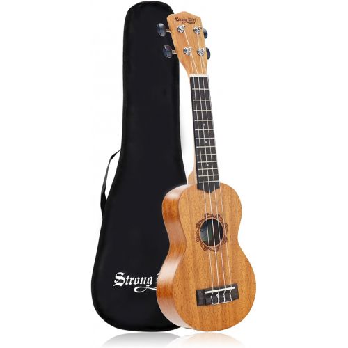  Strong Wind Ukulele Mahogany Ukuleles for Beginner Ukulele Pack Concert Ukulele Starter Kid Guitar 23 Inch Uke for Kids Student and Adult with Gig Bag