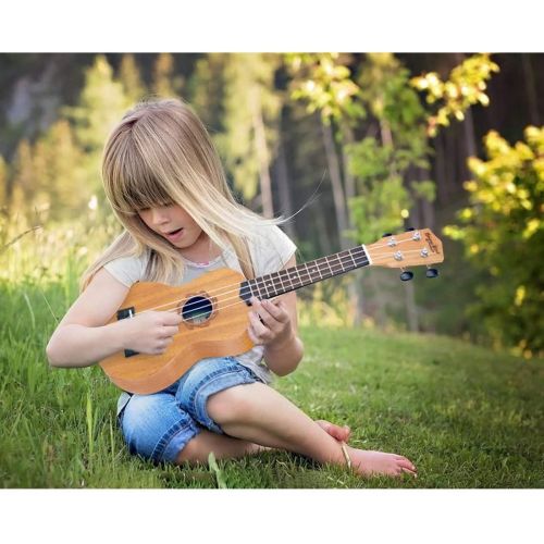  Strong Wind Ukulele Mahogany Ukuleles for Beginner Ukulele Pack Concert Ukulele Starter Kid Guitar 23 Inch Uke for Kids Student and Adult with Gig Bag