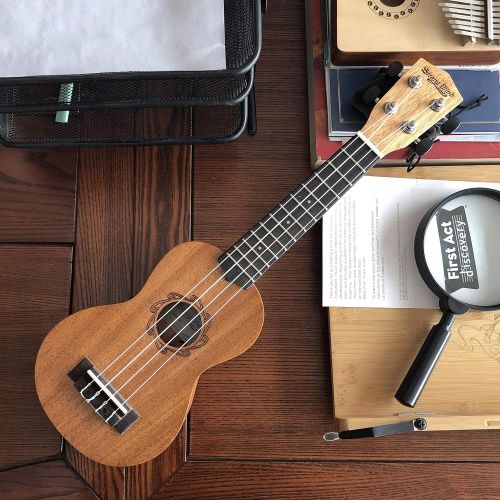  Strong Wind Ukulele Mahogany Ukuleles for Beginner Ukulele Pack Concert Ukulele Starter Kid Guitar 23 Inch Uke for Kids Student and Adult with Gig Bag