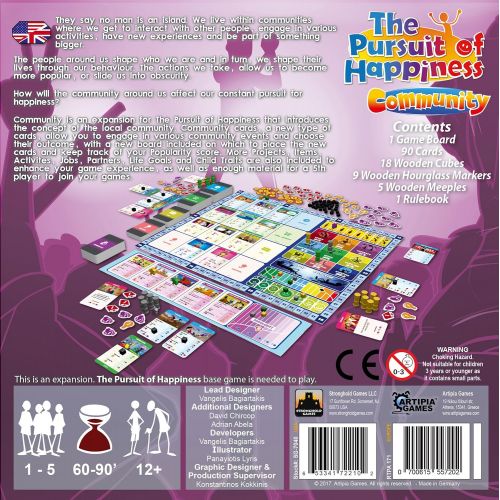  Stronghold Games The Pursuit of Happiness: Community Expansion