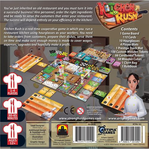  Stronghold Games Kitchen Rush Game