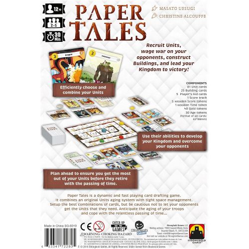  Stronghold Games Paper Tales Board Games