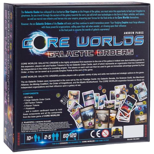  Stronghold Games Core Worlds Galactic Orders Board Games