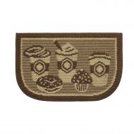 Structures Textured Loop 18 x 28 in. Wedge Kitchen Rug, Bed & Breakfast Coffee