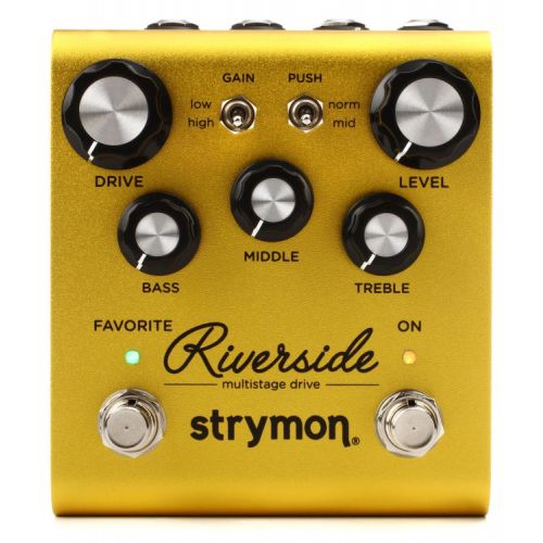  Strymon Riverside Multistage Drive Pedal and Multi Switch Plus Pack