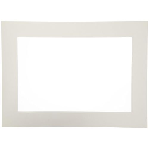  Stuart Stu-Art Budget Ready Mats with No Back, 12 x 18 Inch Window, White, Pack of 50