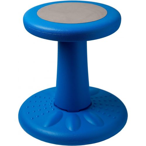  [아마존핫딜][아마존 핫딜] Comfify Active Kids Chair - Wobble Chair Pre-School - Elementary School - Age Range 3-7y - Grades K-1-2 - 14 High - Flexible Seating Classroom - Helps ADD/ADHD - Corrects Posture - Blue