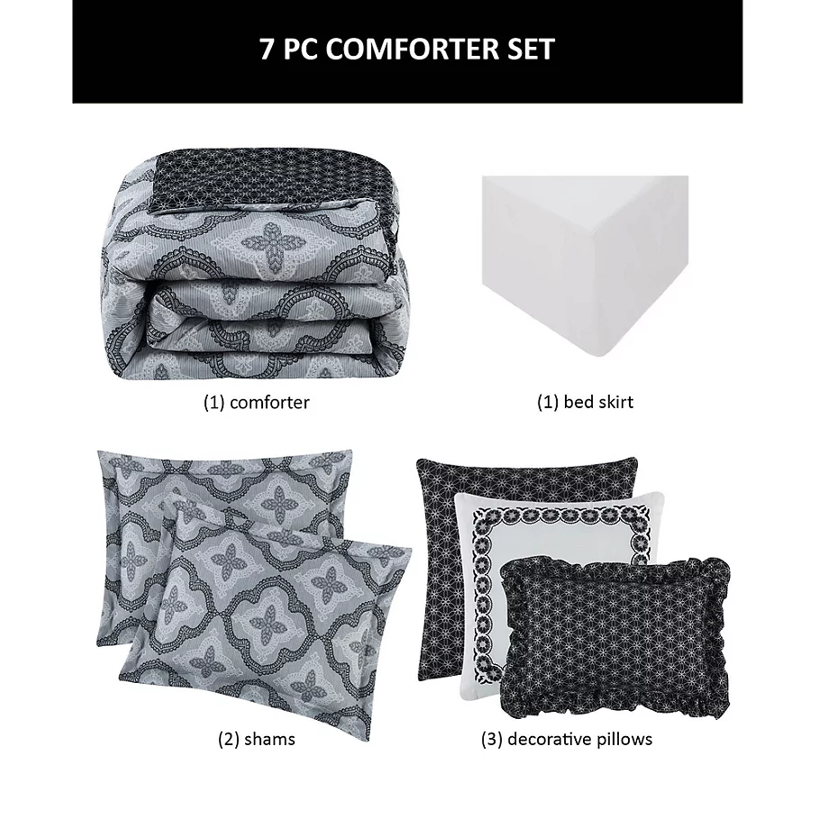  Studio 17 Brussels Reversible Comforter Set
