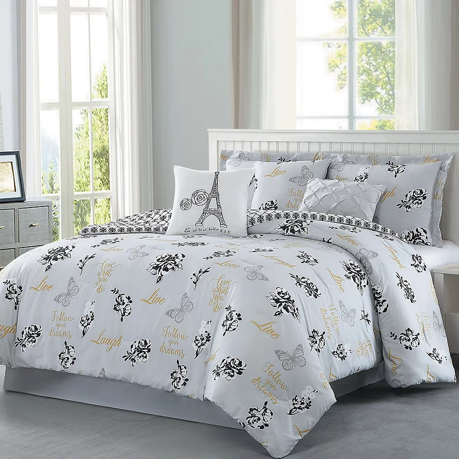 Studio 17 Love What You Do Reversible Comforter Set