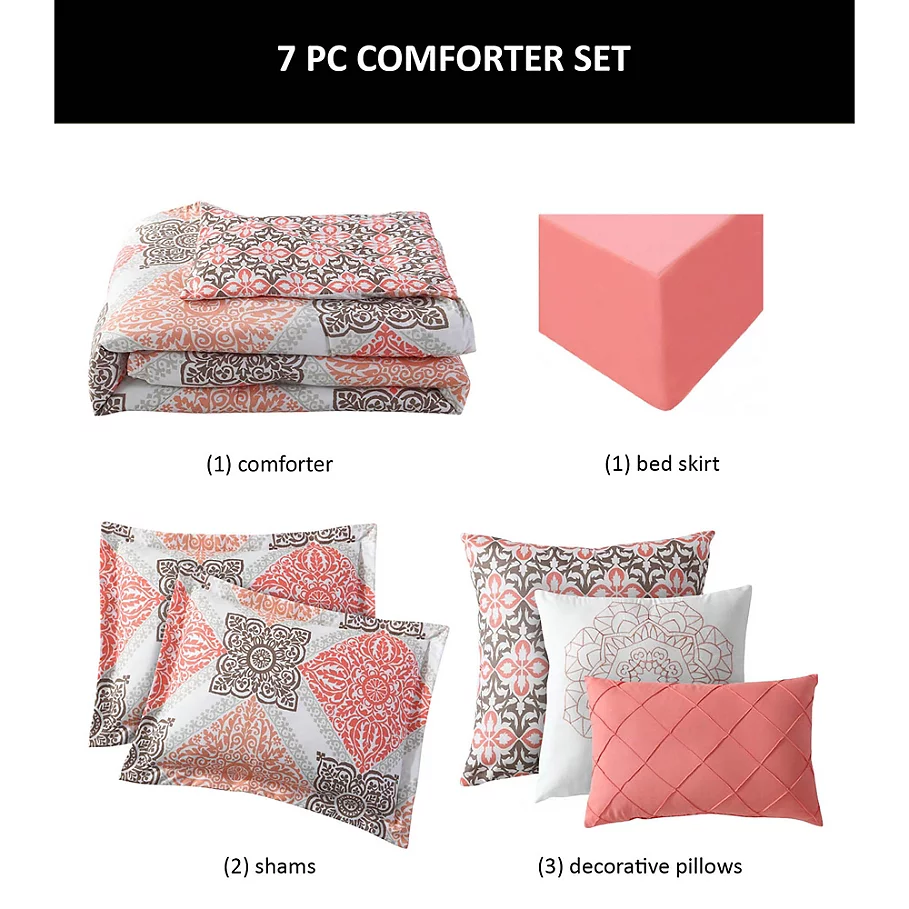  Studio 17 Mallory Reversible Comforter Set