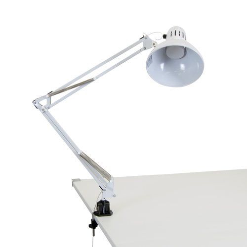  Studio Designs LED Swing Arm Lamp, White