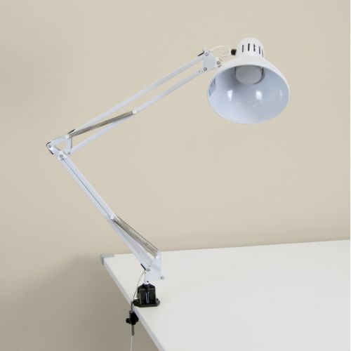  Studio Designs LED Swing Arm Lamp, White