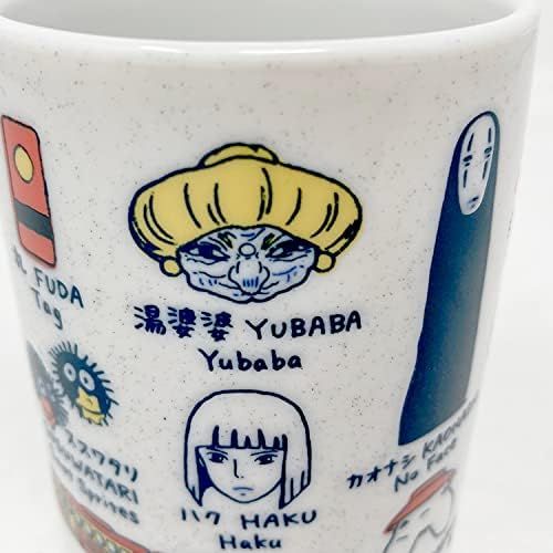  [아마존베스트]Studio Ghibli via Bluefin Benelic Spirited Away Japanese Teacup - Official Studio Ghibli Merchandise, White