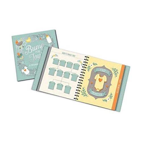  [아마존베스트]Studio Oh! Guided Pregnancy Journal, Bump for Joy!