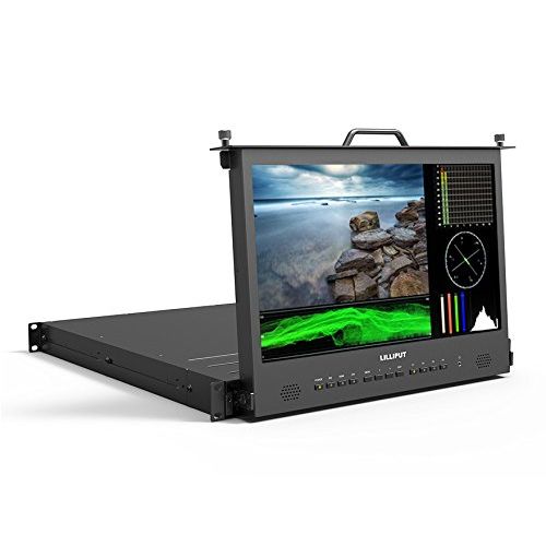  Lilliput LILLIPUT 17.3 RM-1730S 1RU Pull-out Monitor 1920×1080 700:1 contrast 3G-SDI, HDMI, DVI, Audio & Tally inputs, SDI and HDMI cross conversion