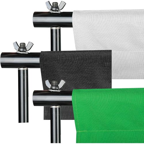  EMART Emart 2000W Photography Video Studio Lighting Kit, Softbox Umbrella Continuous Photo Lighting, 8.5 x 10 Feet Backdrop Stand Support System, 3 Muslin Backdrops