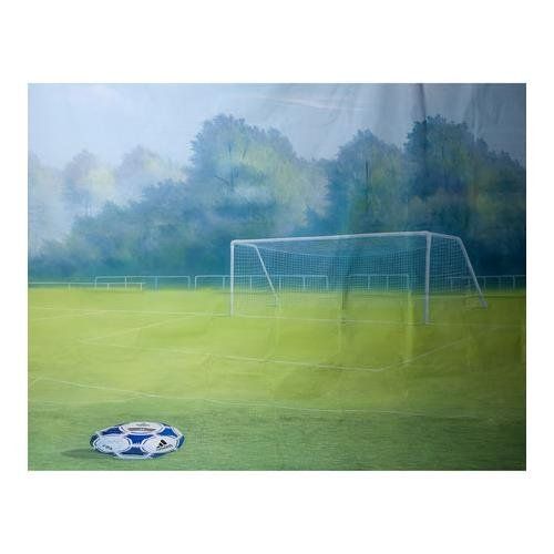 프로 Adorama Belle Drape Scenic Series, 10 x 12 Painted Muslin Background, Style #951. Color: Soccer