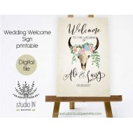 StudioInBudapest PRINTABLE Large Wedding Welcome Sign, Large Welcome Sign, Bohemian Wedding Sign, Reception Sign, Boho wedding, PRINTABLE