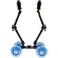 StudioPRO Premium Stabilizer Skate Dolly with Two Arms Table Top Slider for DSLR Camera