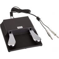 Studiologic VFP 2/10 Double Piano-Style Open Polarity Sustain Pedal with 2 Mono Jacks, for Keyboards and MIDI Controllers
