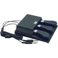 Studiologic VFP-3-10 Triple Piano-Style Open Polarity Sustain Pedal with Mono and Stereo Connector, for Keyboards