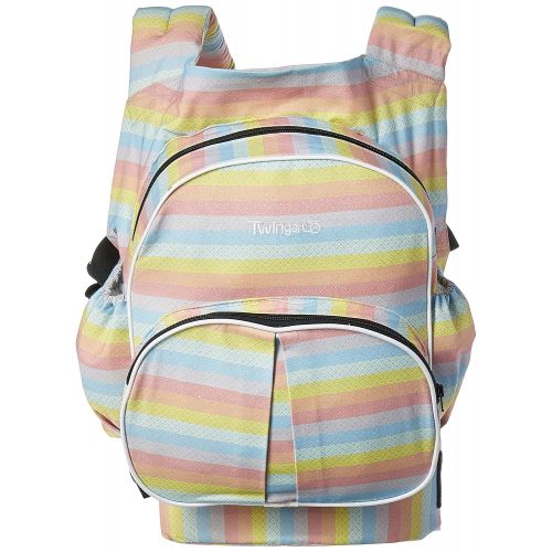  Stuff 4 Multiples Twingaroo Double Baby Carrier- Rainbow Edition, Rainbow