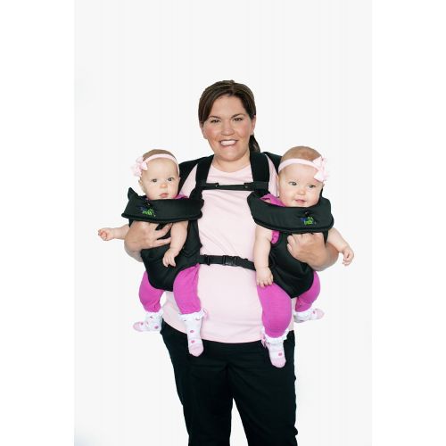  Stuff 4 Multiples TwinTrexx 2 Twin Baby Carrier, Black