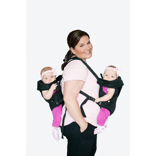  Stuff 4 Multiples TwinTrexx 2 Twin Baby Carrier, Black