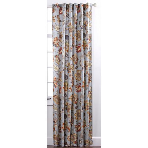  Style Master Stylemaster Home Products Twill and Birch Celine Lined Printed Backtab Pocket Panel, 56 by 84-Inch, Provence