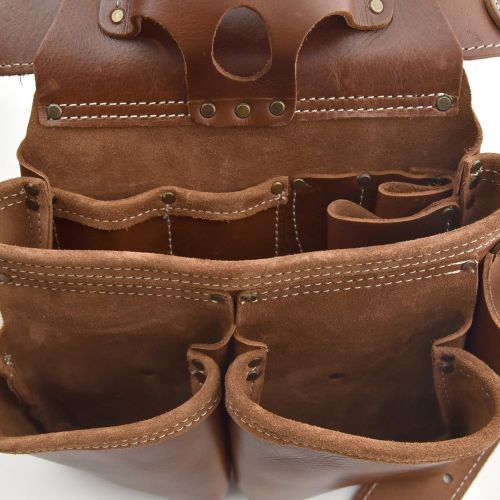  Style N Craft Style n Craft 98444 19 Pkt Framers Combo in Top Grain Leather (4 Piece), Tan