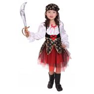 Stylesilove stylesilove Little Pirate Girls Halloween Costume Themed Party Cosplay Outfit