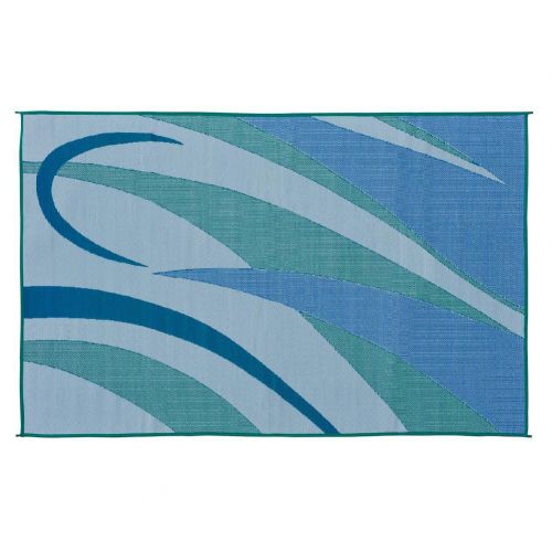  Stylish Camping GA3 Blue/Green 8-Feet x 12-Feet Graphic Mat