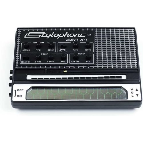  STYLOPHONE GEN X-1 Portable Analog Synthesizer: with Built-in Speaker, Keyboard and Soundstrip, LFO, Low pass filter, Envelope, Sub-octaves & Delay