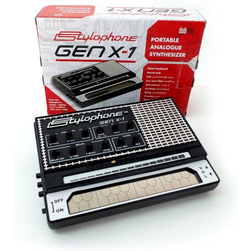  STYLOPHONE GEN X-1 Portable Analog Synthesizer: with Built-in Speaker, Keyboard and Soundstrip, LFO, Low pass filter, Envelope, Sub-octaves & Delay