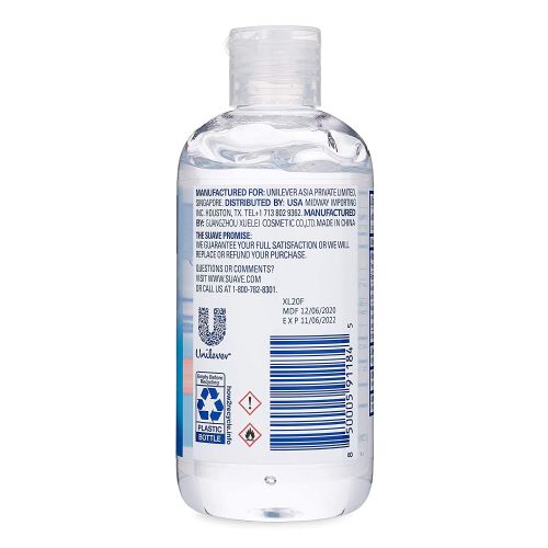  Suave Hand Sanitizer Kills 99.9% of Germs Alcohol Based Antibacterial Bulk Hand Sanitizer 8 oz (PACK of 12)