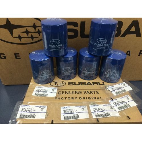  2011-2018 OEM Subaru Engine Oil Filter & Gasket 6 Pack